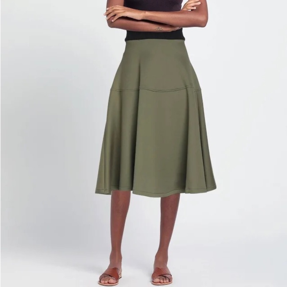 Marni knit waist circle skirt